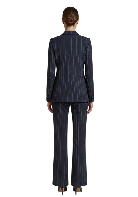 Tailleur Tre Pezzi Gessato MISS MAX | Tailleur | MG26GESSATOBLU
